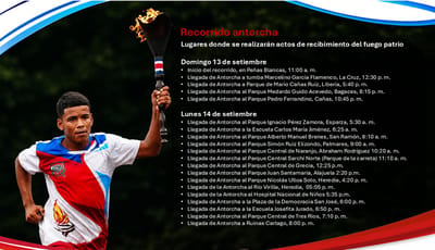 Recorrido Antorcha de la Independencia