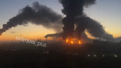 Imagen de los ataques ucranianos en Moscú. Foto: Clash Report/X
