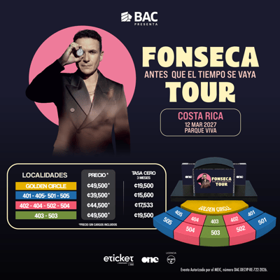 Anuncian precios y preventa de Fonseca en Costa Rica.