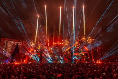 Fotografía del Electric Daisy Carnival - EDC Colombia.