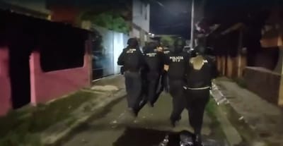 Imagen de uno de los puntos allanados por el OIJ y la Fiscalía. Cortesía