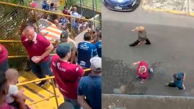 Imágenes de Gamboa en el recinto deportivo el 18 de octubre. CRH