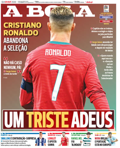 Portada de A Bola.