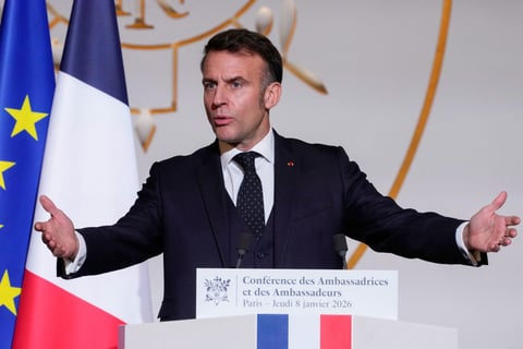 Emmanuel Macron, presidente de Francia. AFP/Archivo CRH