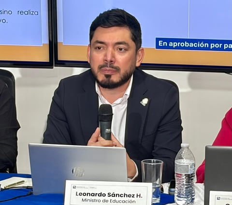 Leonardo Sanchez, ministro de Educación Pública