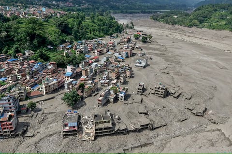 Inundaciones nepal Tíbet