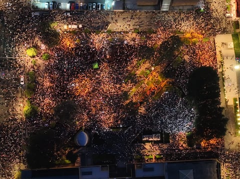 Bloque democrático durante plantón: “Emocionados de ver a miles de ciudadanos”