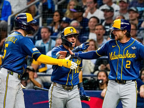 Brewers humillan a Tampa Bay y se adelantan 3-0 en la Serie Mundial