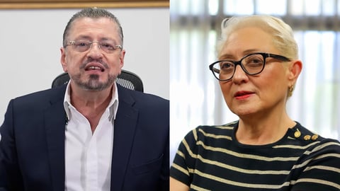 Rodrigo Chaves y Patricia Navarro