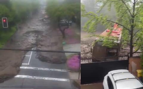 (Video) Devastador aluvión arrasó con carros, casas y hasta un bus en Chile