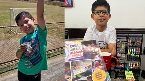 De las pulseras a los postres fríos, así emprende Isaac a sus 9 años