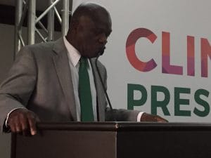 Clinton Cruickshank, precandidato a la Presidencia de la República por el Partido Liberación Nacional. Foto CRH