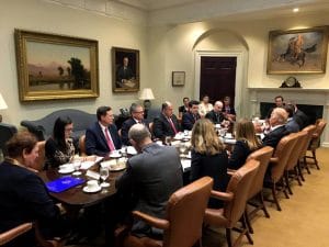 La reunión en Washigton dejó un saldo positivo para Costa Rica. Foto: Casa Presidencial