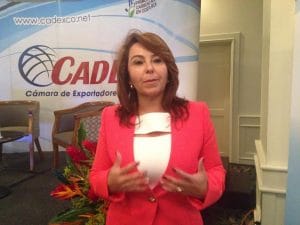La presidenta de la Cámara de Exportadores de Costa Rica, Laura Bonilla. CRH.