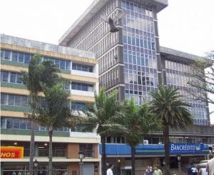 Oficinas de Bancrédito en el centro de San José. (CRH)