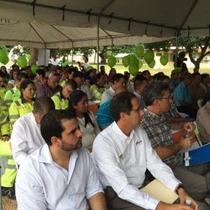 Unas 100 familias se beneficiarán de la ampliación del invernadero. CRH.