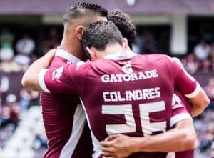 Santos cayó 0-3 ante Saprissa. CRH.