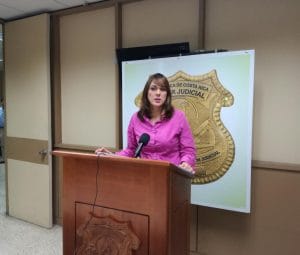 Marisel Rodríguez, vocera del OIJ. CRH.