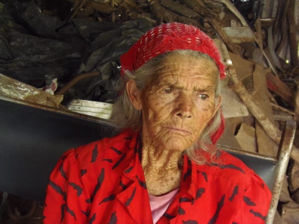 Teresa Herrera Rojas. No vendió frente a Multiplaza. Prefirió heredar a su hija. (Foto VHV)