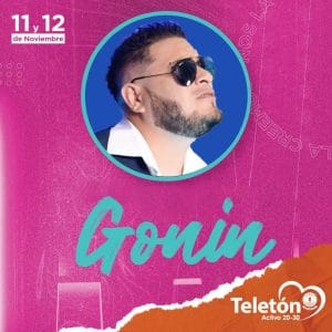 Afiche de la participación de Gonín