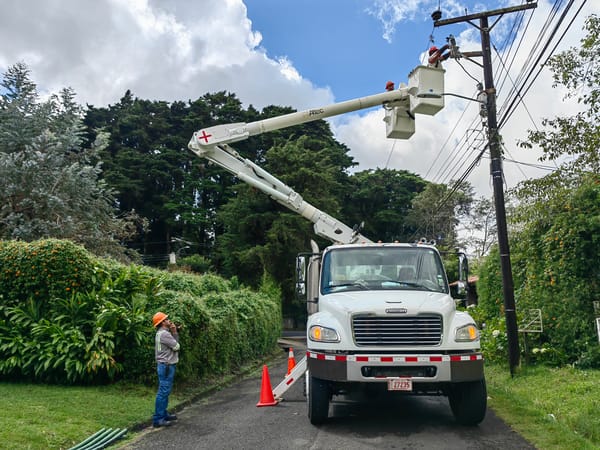 Empresa de Servicios Públicos de Heredia (ESPH) Perezoso electrocutado