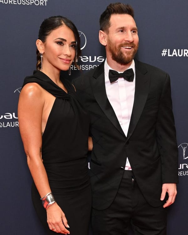 Antonela Roccuzzo y Lionel Messi (Imagen tomada de Instagram)