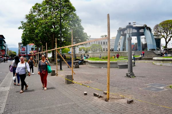 Parque Central de San José. Créditos Municipalidad de San José.