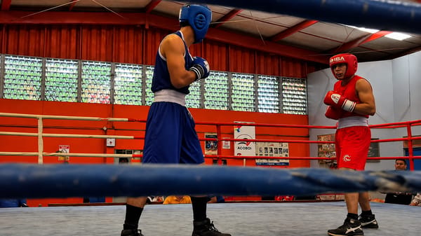 Duban Araya, boxeador nacional.