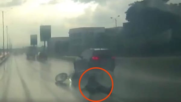 carro embiste motociclista circunvalacion